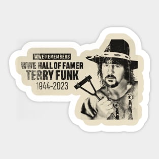 WWE REMEMBERS - TERRY FUNK Sticker